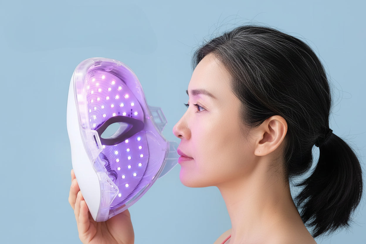 Masque LED Visage – Soin Réparateur et Rajeunissant
