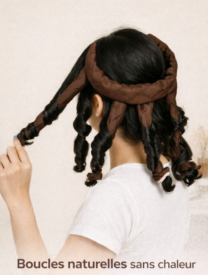 Bandeau Capillaire Curling - Créez des Boucles Naturelles Sans Chaleur