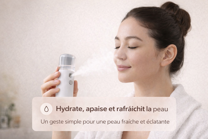 Vaporisateur Portable – Hydratation Instantanée et Pratique