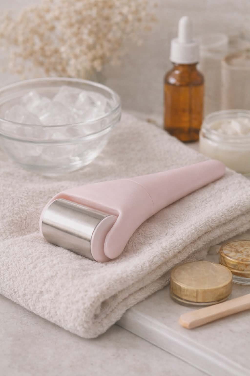 Ice Roller- Soin Fraîcheur Instantané & Peau Apaisée